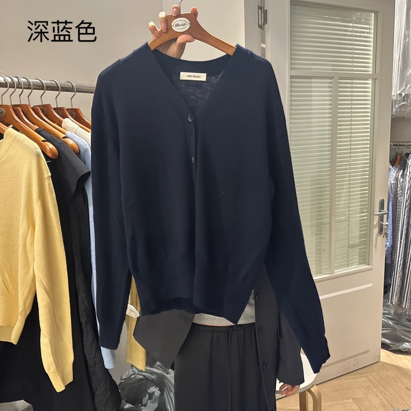 BRUSH-P東大門㊣直郵女士新款人氣25秋冬職業真品休閑針織衫BRUSH-P針織衫圖色3