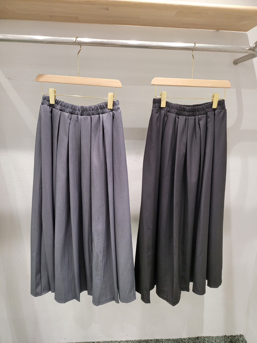 THE OTHER東大門㊣實拍女士新品25秋冬時尚半身裙中短裙百褶THE OTHER半身裙/中短裙