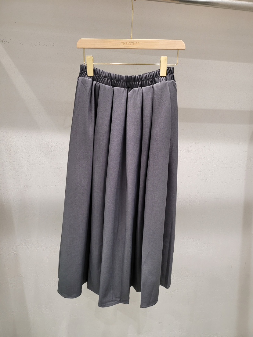 THE OTHER東大門㊣實拍女士新品25秋冬時尚半身裙中短裙百褶THE OTHER半身裙/中短裙圖色2