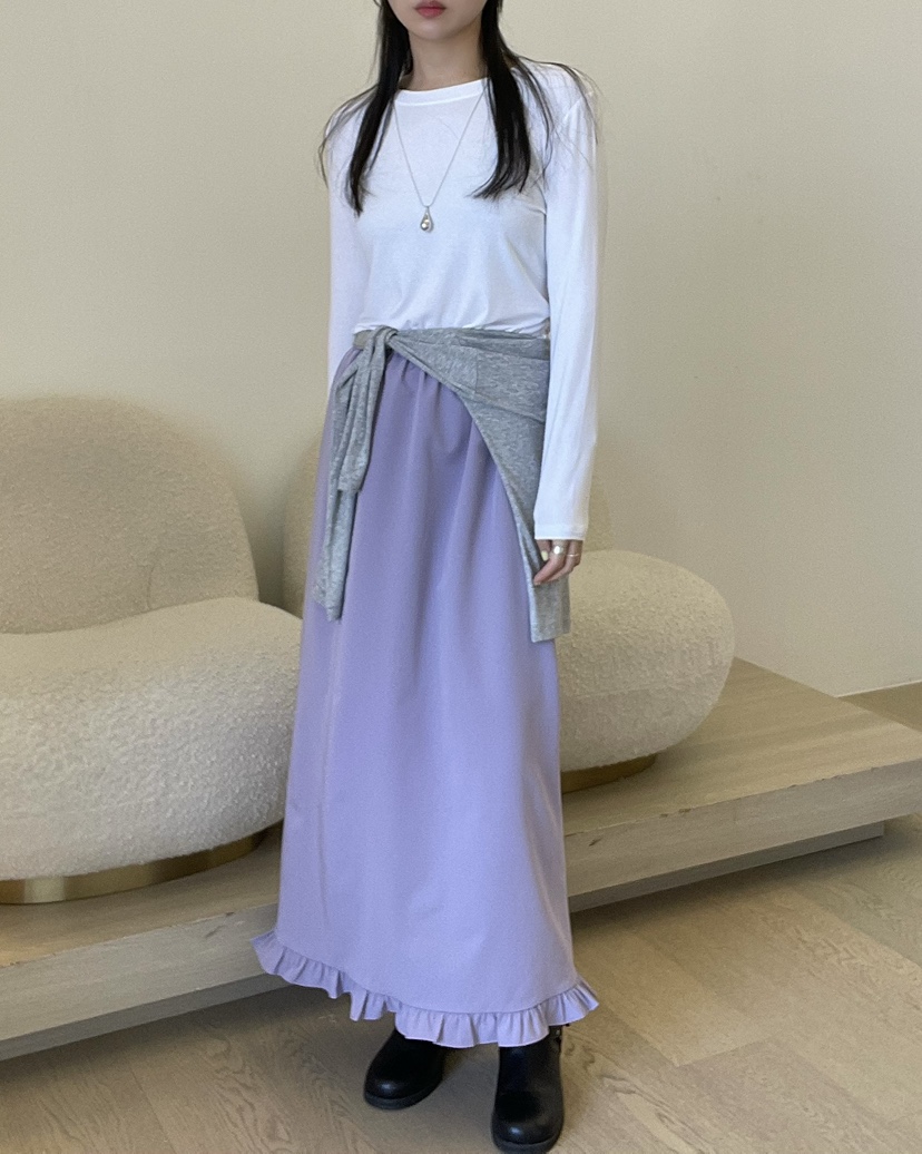 ALLVIBE韓國代購㊣女士新款熱賣人氣推薦時尚職業休閑真品長裙ALLVIBE長裙
