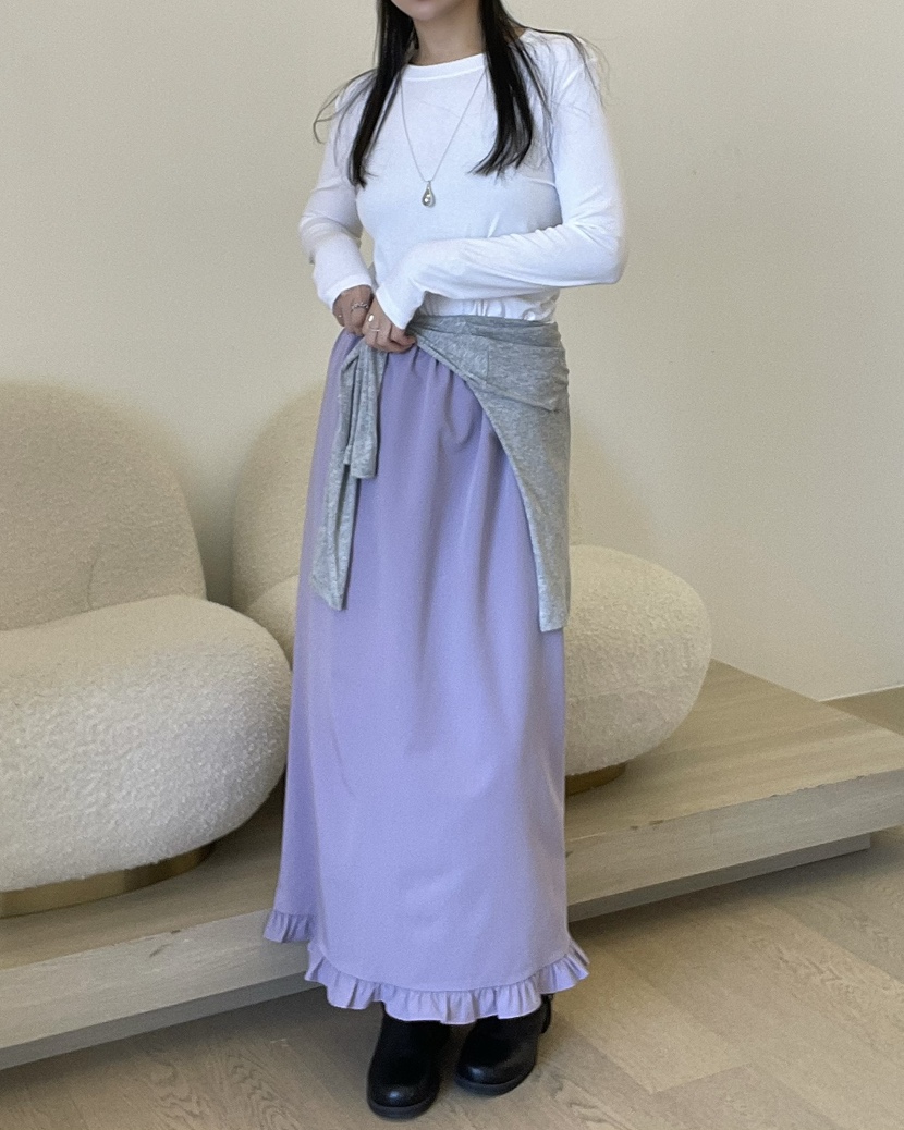 ALLVIBE韓國代購㊣女士新款熱賣人氣推薦時尚職業休閑真品長裙ALLVIBE長裙