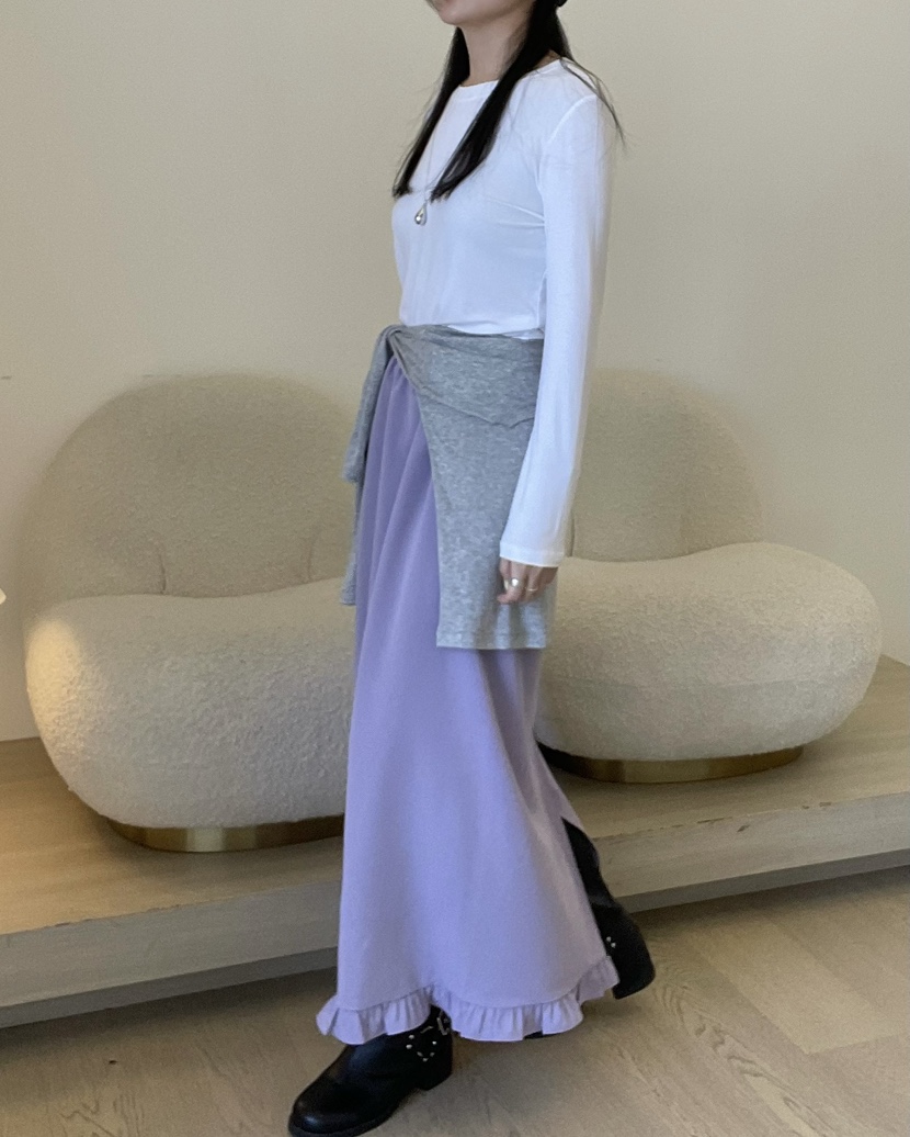 ALLVIBE韓國代購㊣女士新款熱賣人氣推薦時尚職業休閑真品長裙ALLVIBE長裙