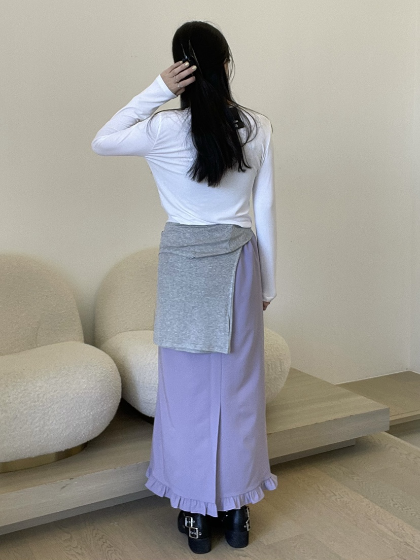 ALLVIBE韓國代購㊣女士新款熱賣人氣推薦時尚職業休閑真品長裙ALLVIBE長裙