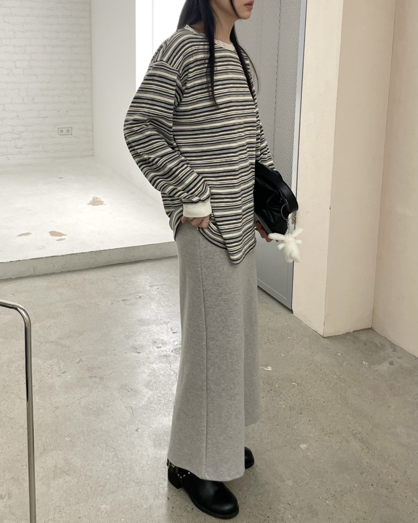 ALLVIBE東大門㊣直郵女裝新品人氣時尚推薦熱賣休閑長袖T恤ALLVIBE長袖T恤