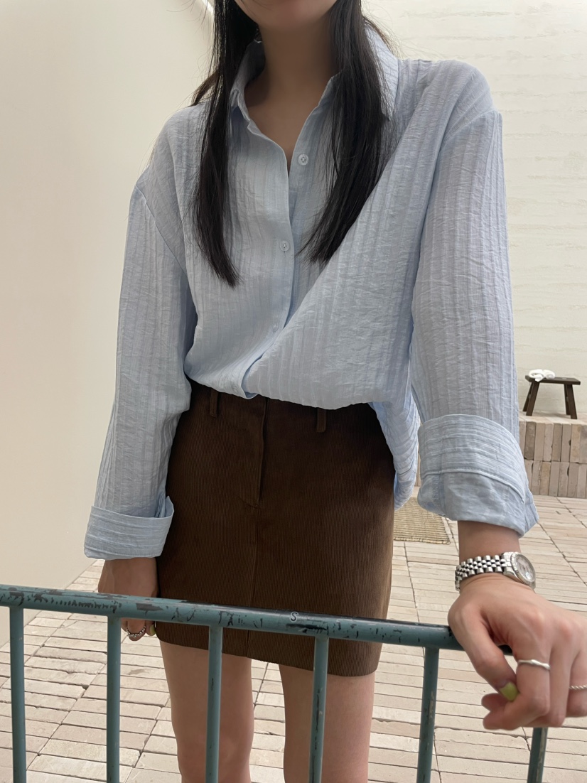 ALLVIBE東大門㊣直郵女士新款職業人氣休閑推薦25秋冬襯衫蕾絲衫ALLVIBE襯衫/蕾絲衫