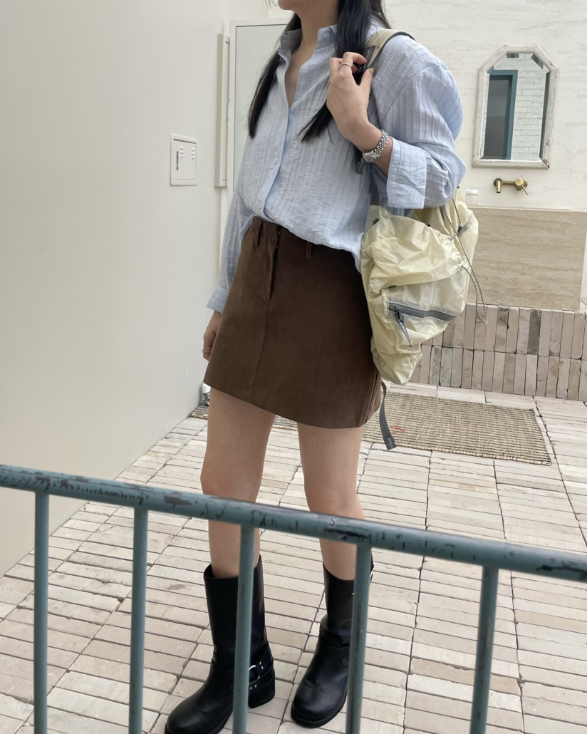 ALLVIBE韓國直郵㊣女士新款時尚人氣職業25秋冬熱賣真品短裙ALLVIBE短裙