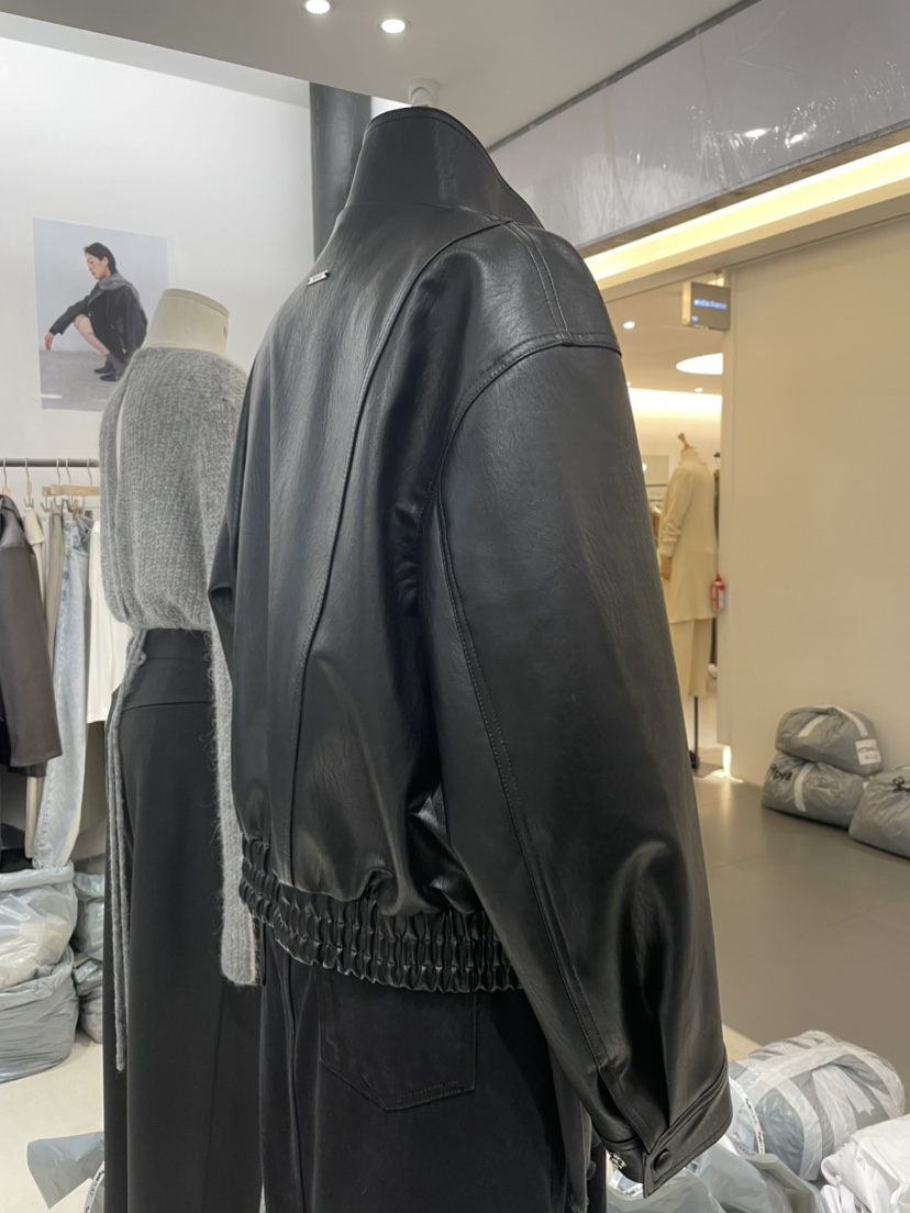 MOMENT東大門㊣代購女士新品真品熱賣時尚25秋冬推薦人氣皮衣MOMENT/RECOVER皮衣