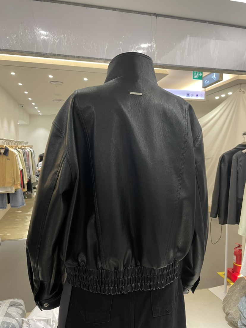 MOMENT東大門㊣代購女士新品真品熱賣時尚25秋冬推薦人氣皮衣MOMENT/RECOVER皮衣