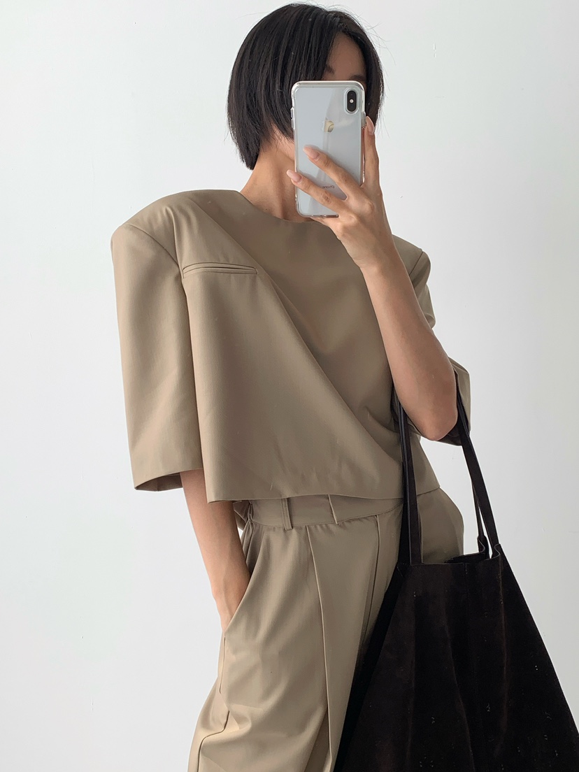 ANGLOG BEIGE東大門㊣直郵女裝新品休閑時尚推薦襯衫蕾絲衫ANGLOG BEIGE襯衫/蕾絲衫