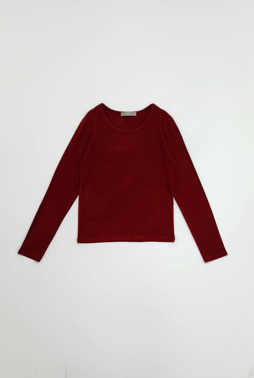 CYLINDER韓國代購㊣女裝新品休閑推薦時尚25秋冬熱賣長袖T恤CYLINDER長袖T恤圖色1