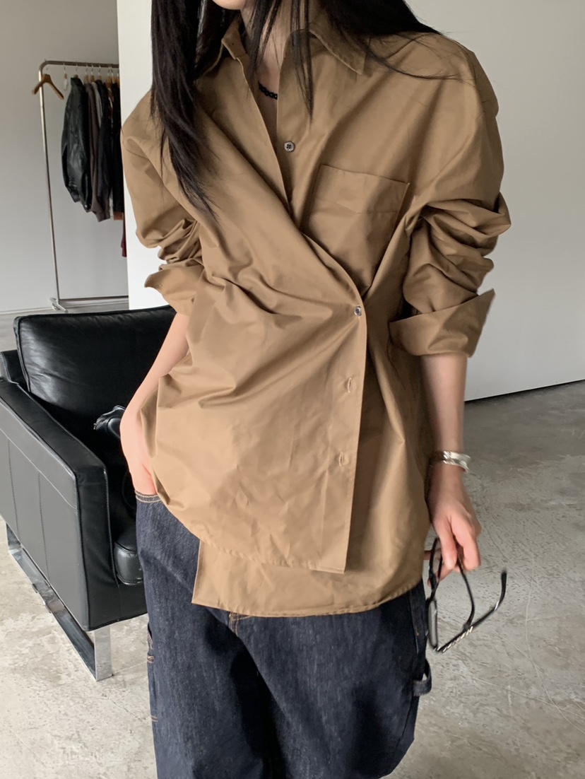 VAARA東大門㊣直郵女士新款人氣25秋冬熱賣職業時尚襯衫蕾絲衫VAARA襯衫/蕾絲衫