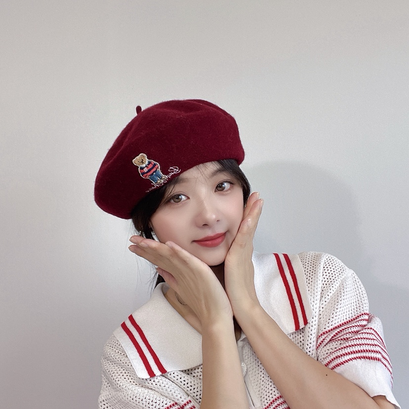 LOVELY HAT東大門㊣代購女士新品時尚推薦真品25秋冬休閑帽子LOVELY HAT帽子圖色2