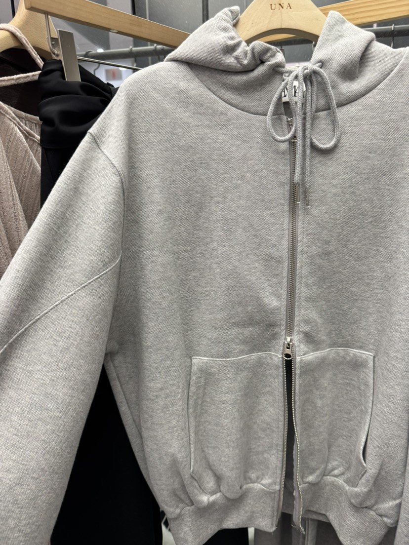 UNA/THE MAY東大門㊣代購女士新品休閑25秋冬推薦夾克兜帽THEMAY/UNA夾克圖色3
