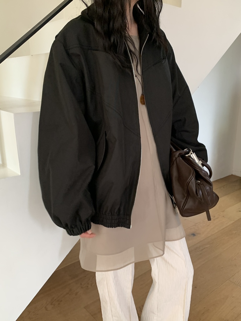 OURS東大門㊣代購女裝新款職業真品25秋冬時尚休閑人氣夾克OURS夾克