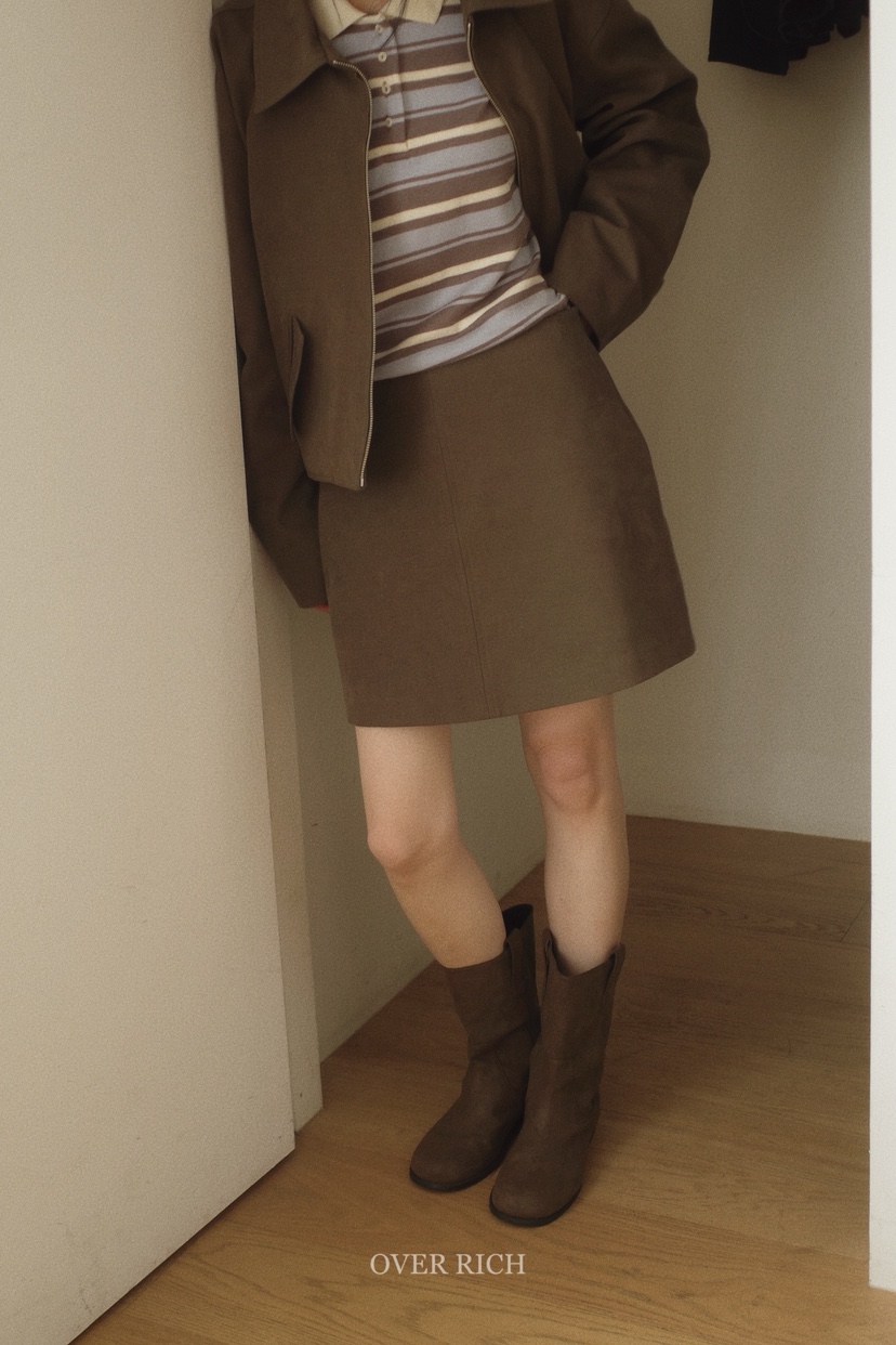 OVER RICH韓國直郵㊣女裝新款休閑真品時尚職業熱賣推薦短裙OVER RICH短裙