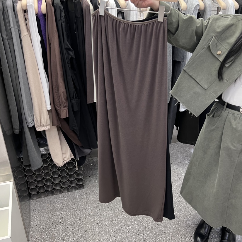VELVET UNDERGROUND韓國代購㊣女裝新品時尚休閑半身裙中短裙VELVET UNDERGROUND半身裙/中短裙圖色1