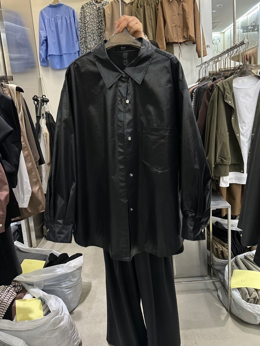 THE SIL韓國代購㊣女裝新款時尚職業休閑25秋冬襯衫蕾絲衫THE SIL/1 2ILLY襯衫/蕾絲衫圖色2