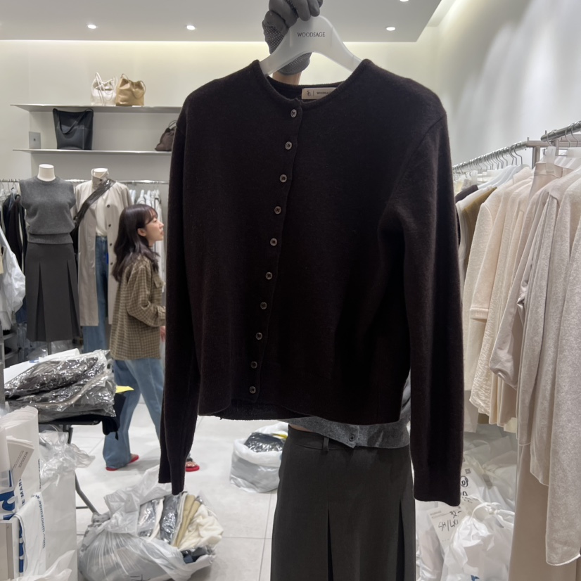 WOOD SAGE東大門㊣代購女裝新品推薦熱賣人氣時尚針織衫開衫WOOD SAGE針織衫