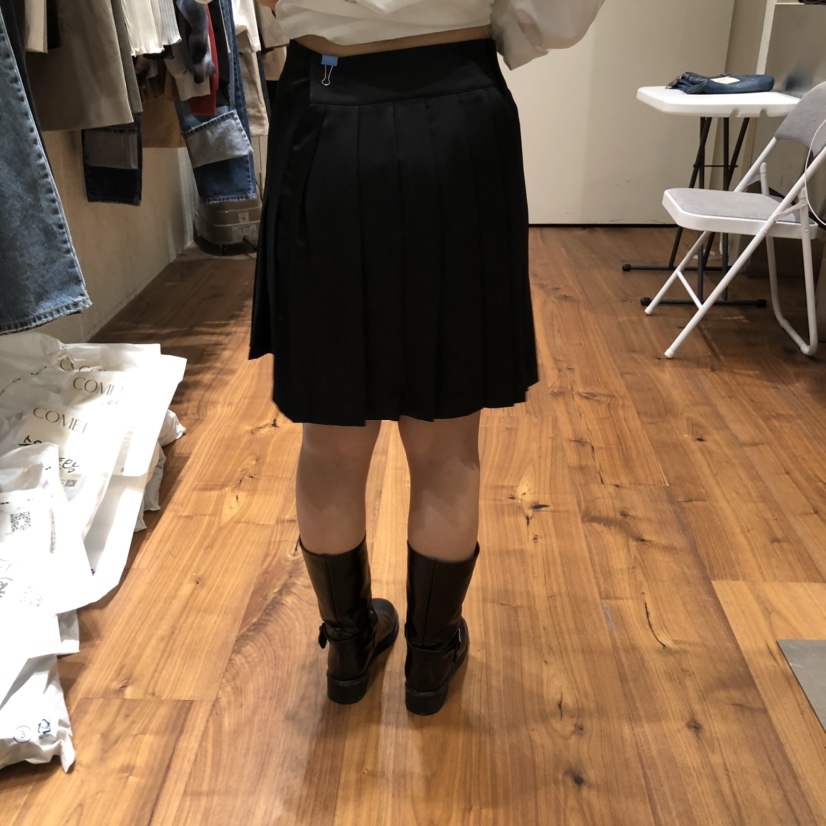 COMELY韓國直郵㊣女裝新品休閑25秋冬職業真品熱賣短裙褶皺COMELY短裙