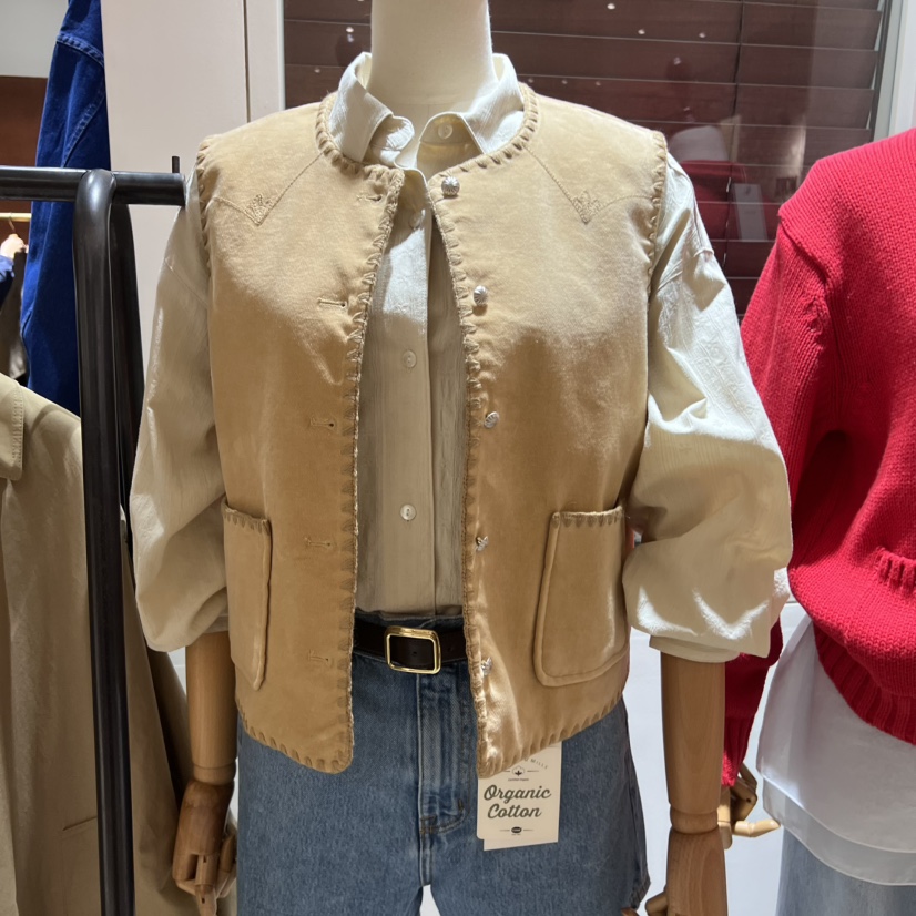 HEBON韓國代購㊣女士新品推薦職業休閑時尚真品馬甲不含內搭HEBON馬甲圖色1