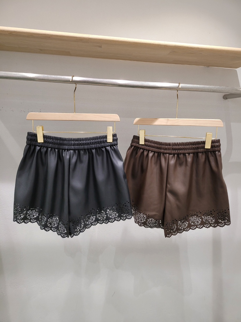 THE OTHER東大門㊣直郵女裝新品人氣25秋冬時尚熱賣短褲皮褲THE OTHER短褲