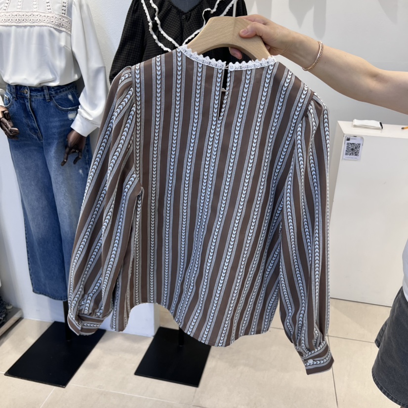 2nd B-S韓國直郵㊣女士新品推薦真品25秋冬人氣襯衫蕾絲衫2nd B-S襯衫/蕾絲衫