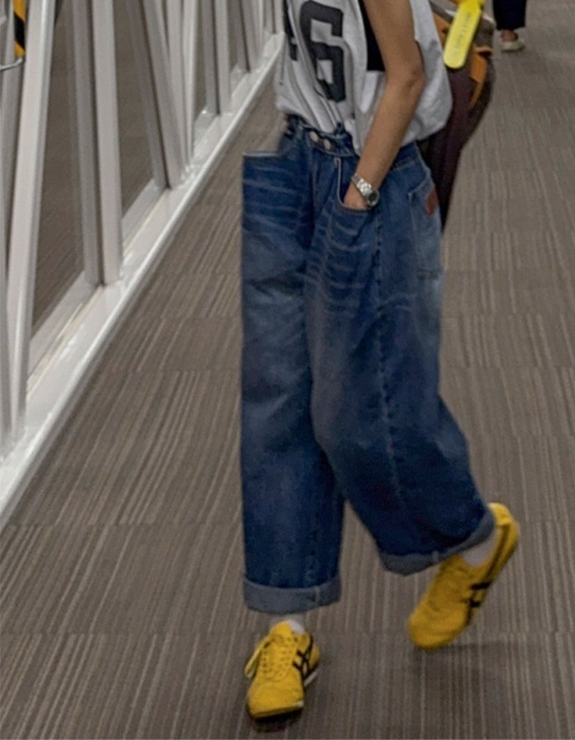 LIKEVAM（不代購）東大門㊣代購女裝新品熱賣推薦25秋冬牛仔褲LIKEVAM牛仔褲