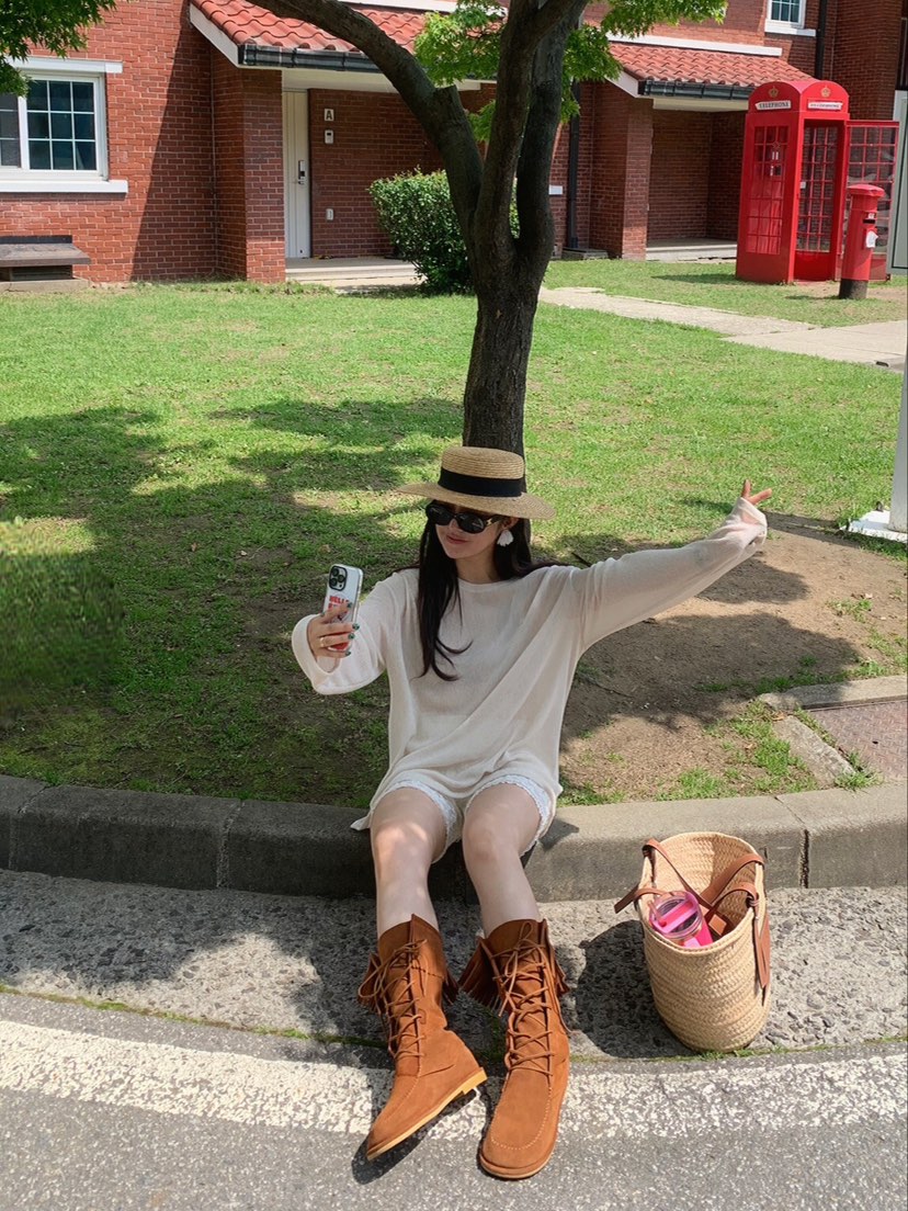 LIKEVAM（不代購）韓國代購㊣女士新品休閑推薦真品時尚針織衫LIKEVAM針織衫