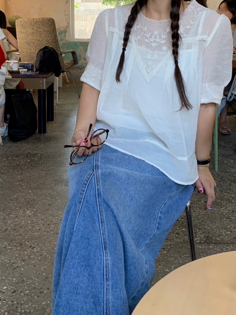 LIKEVAM（不代購）東大門㊣代購女裝新款時尚真品套裝刺繡套裝LIKEVAM套裝