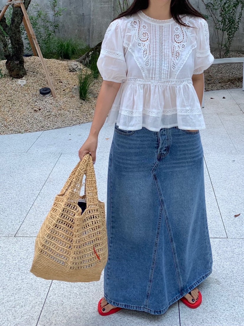 LIKEVAM（不代購）韓國直郵㊣女裝新款25秋冬真品職業休閑長裙LIKEVAM長裙