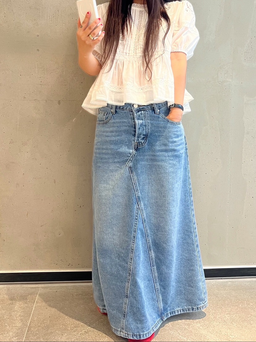 LIKEVAM（不代購）韓國直郵㊣女裝新款25秋冬真品職業休閑長裙LIKEVAM長裙