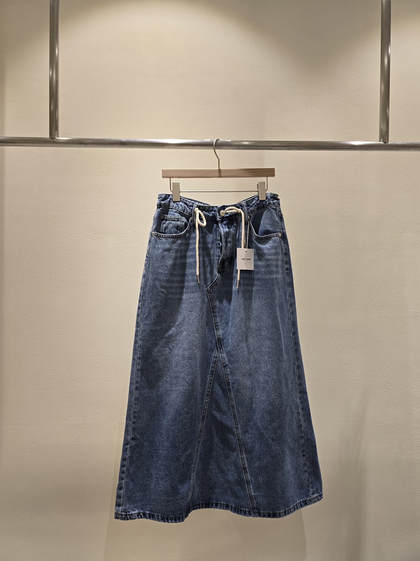 LIKEVAM（不代購）韓國直郵㊣女裝新款25秋冬真品職業休閑長裙LIKEVAM長裙圖色1