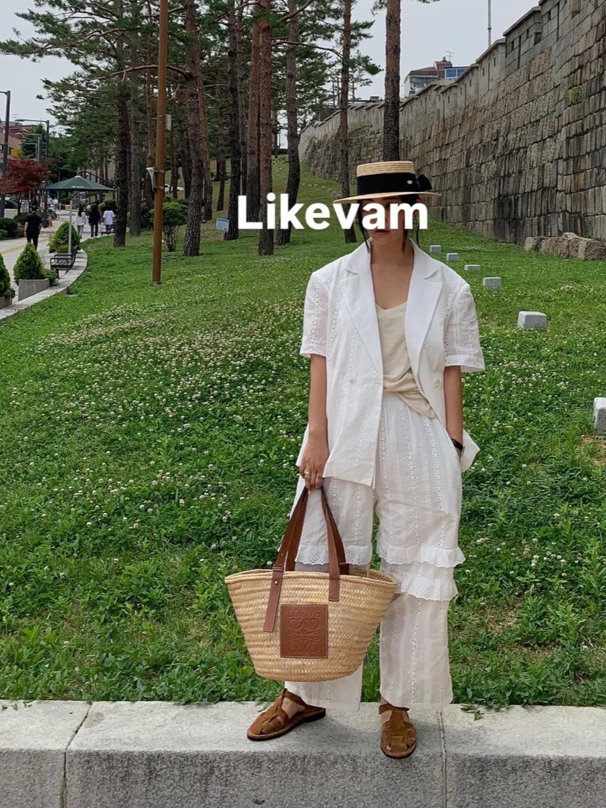 LIKEVAM（不代購）東大門㊣實拍女裝新款時尚休閑真品夾克蕾絲LIKEVAM夾克