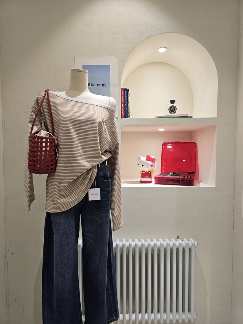 LIKEVAM（不代購）韓國代購㊣女士新款時尚職業真品長袖T恤LIKEVAM長袖T恤