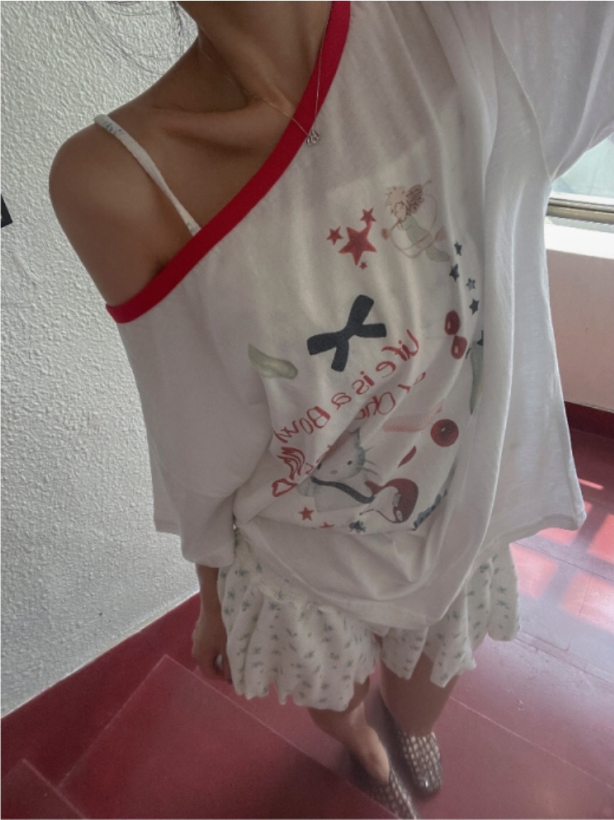 LIKEVAM（不代購）韓國直郵㊣女士新品人氣休閑職業時尚T恤LIKEVAMT恤