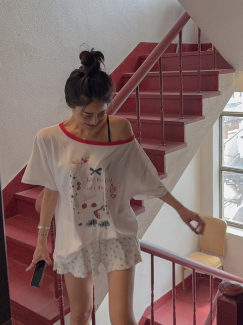 LIKEVAM（不代購）韓國直郵㊣女士新品人氣休閑職業時尚T恤LIKEVAMT恤