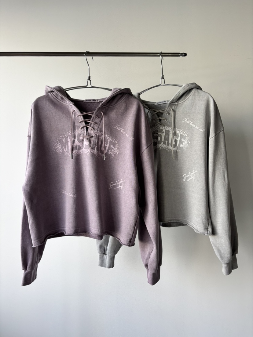 SUGAR CASE韓國直郵㊣女裝新品熱賣職業25秋冬推薦衛衣連帽衫SUGAR CASE衛衣