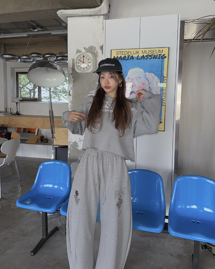 SUGAR CASE韓國直郵㊣女裝新品熱賣職業25秋冬推薦衛衣連帽衫SUGAR CASE衛衣
