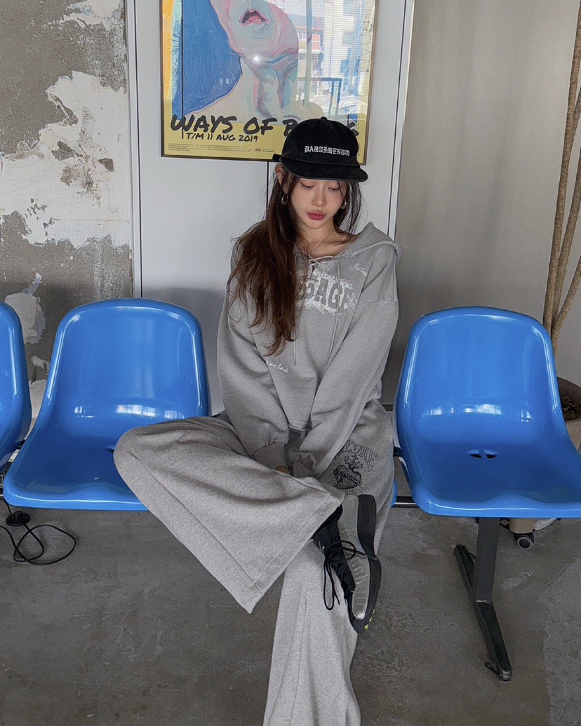 SUGAR CASE韓國直郵㊣女裝新品熱賣職業25秋冬推薦衛衣連帽衫SUGAR CASE衛衣