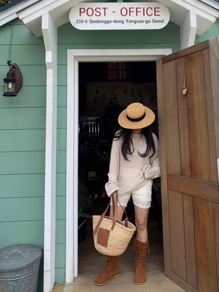 LIKEVAM（不代購）韓國代購㊣女裝新品人氣打底褲鯊魚褲緊身褲蕾絲LIKEVAM打底褲/鯊魚褲