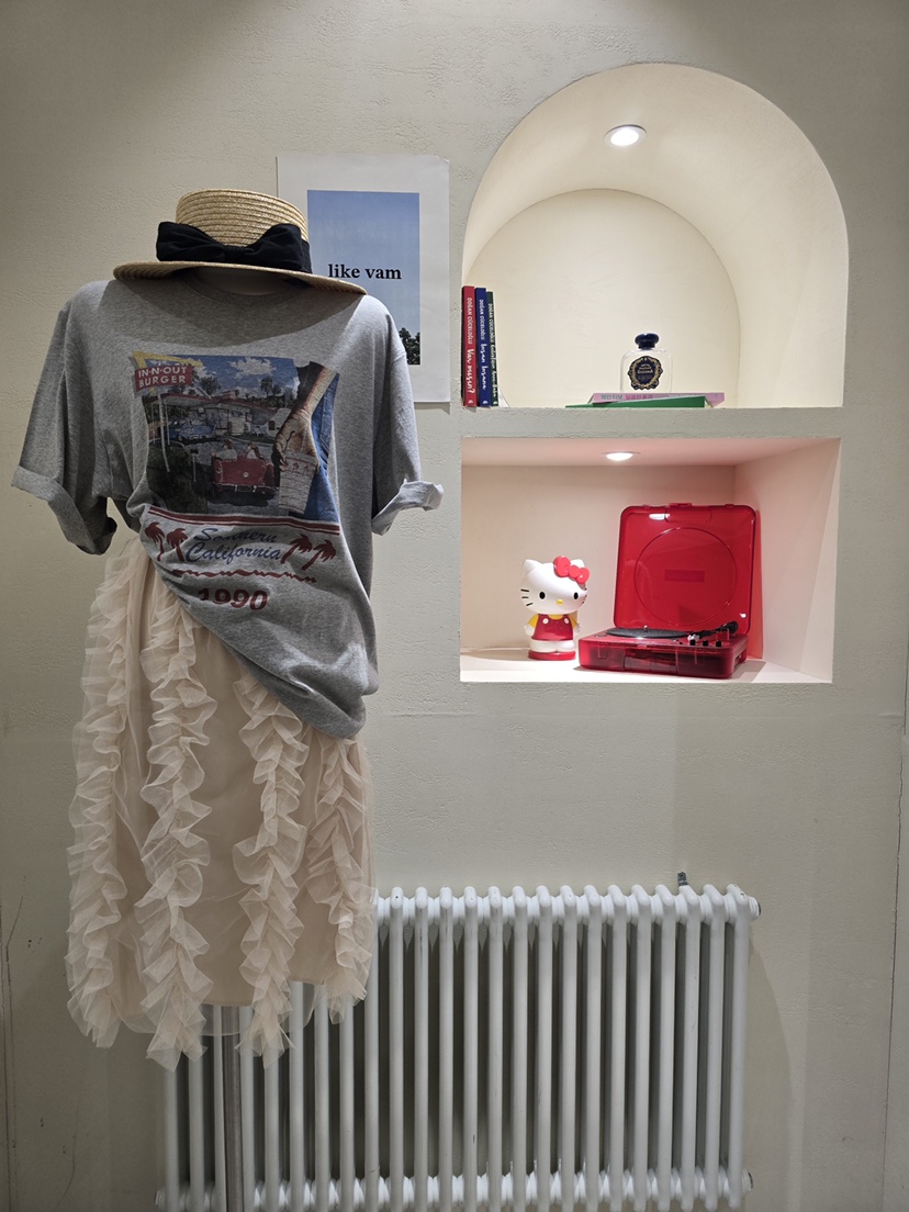 LIKEVAM（不代購）東大門㊣直郵女士新品休閑半身裙中短裙漁網LIKEVAM半身裙/中短裙