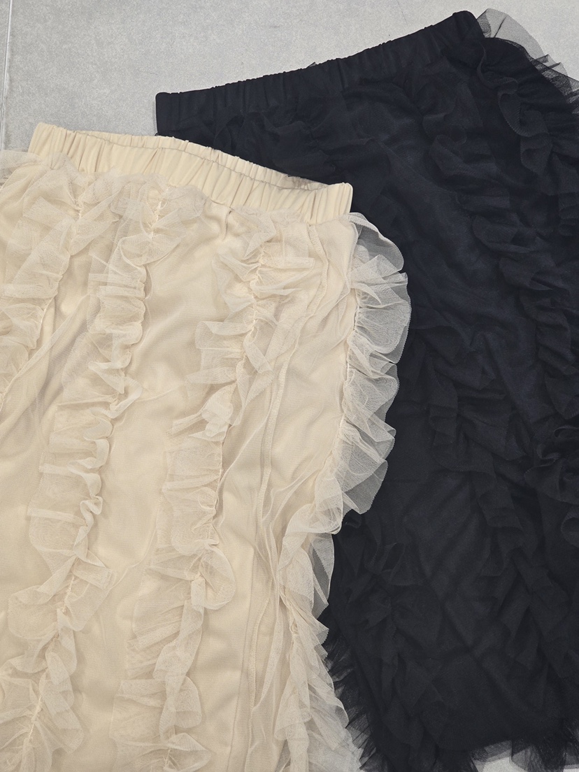 LIKEVAM（不代購）東大門㊣直郵女士新品休閑半身裙中短裙漁網LIKEVAM半身裙/中短裙