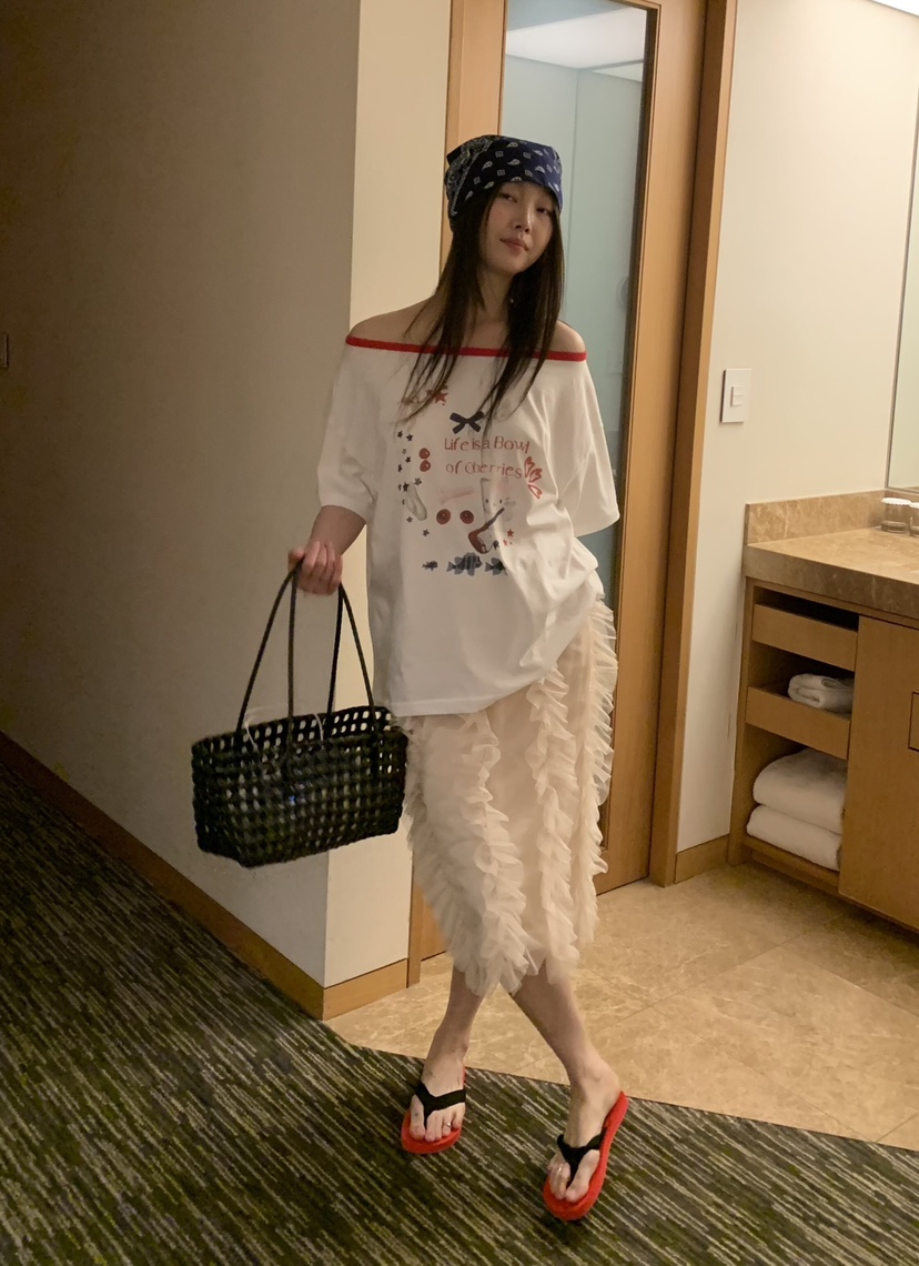 LIKEVAM（不代購）東大門㊣直郵女士新品休閑半身裙中短裙漁網LIKEVAM半身裙/中短裙