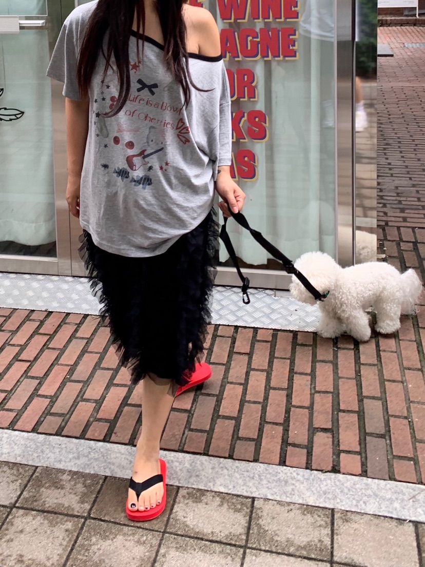 LIKEVAM（不代購）東大門㊣直郵女士新品休閑半身裙中短裙漁網LIKEVAM半身裙/中短裙