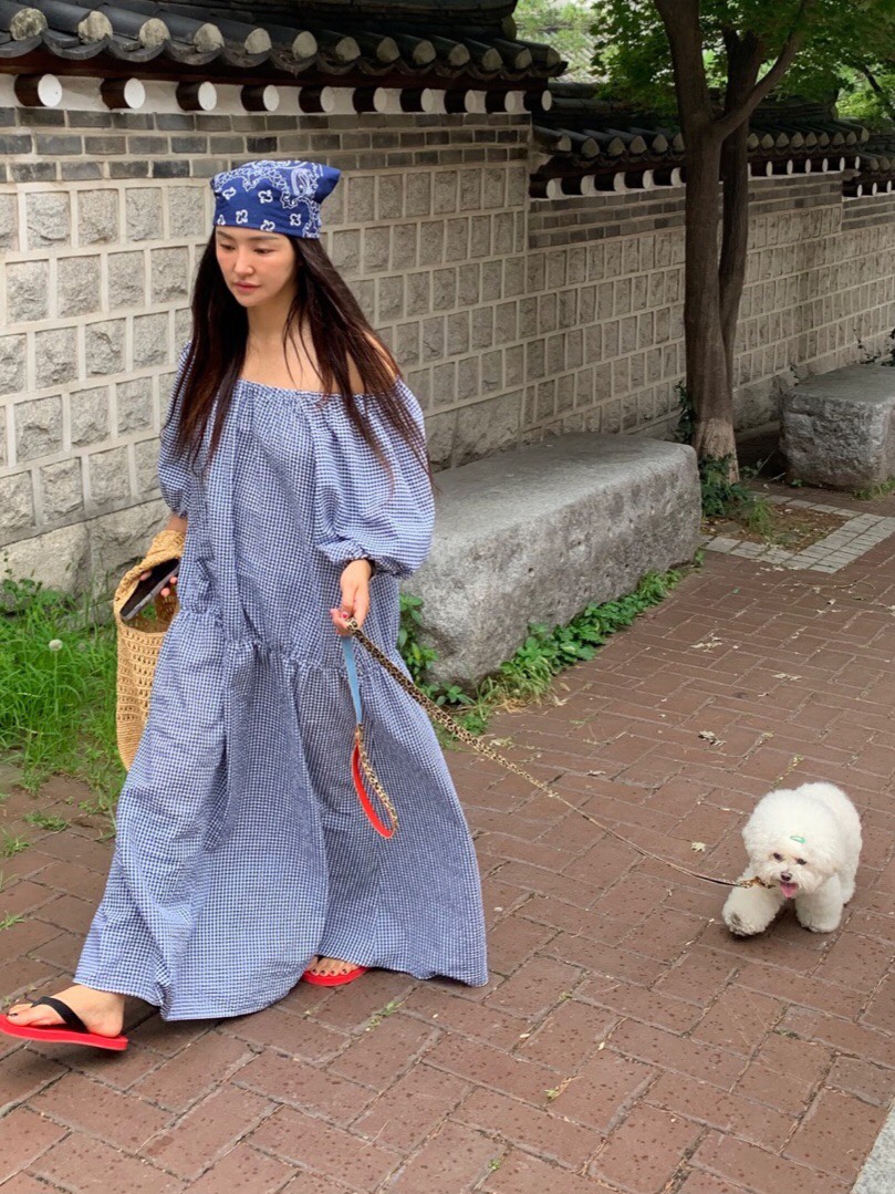 LIKEVAM（不代購）韓國代購㊣女裝新品推薦人氣時尚職業連衣裙LIKEVAM連衣裙