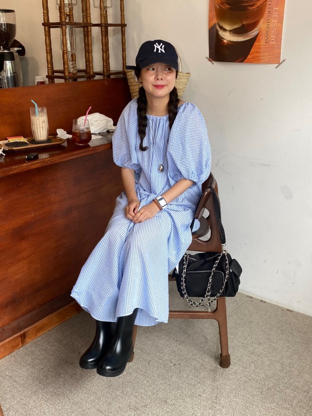 LIKEVAM（不代購）韓國代購㊣女裝新品推薦人氣時尚職業連衣裙LIKEVAM連衣裙