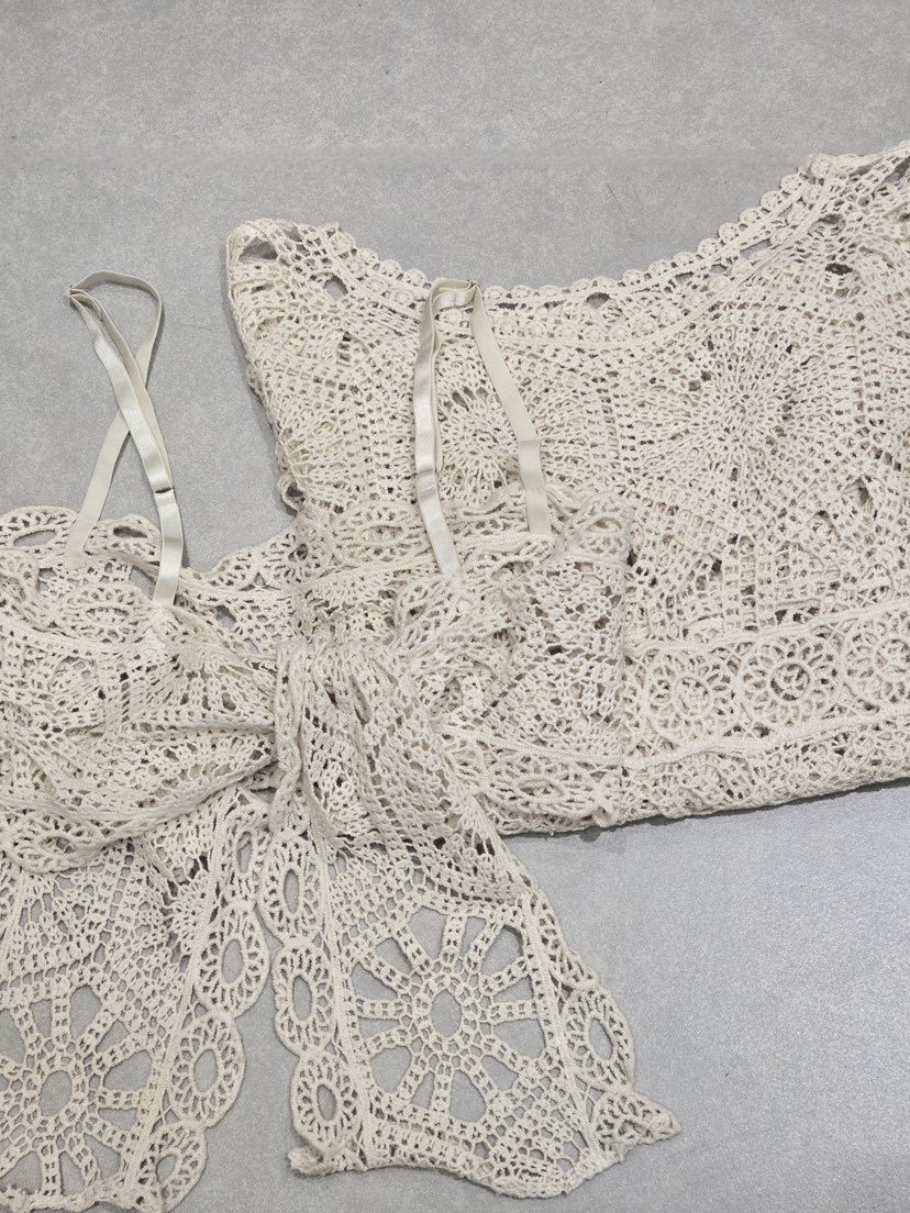 LIKEVAM（不代購）韓國直郵㊣女士新品職業套裝鉤針編織套裝LIKEVAM套裝