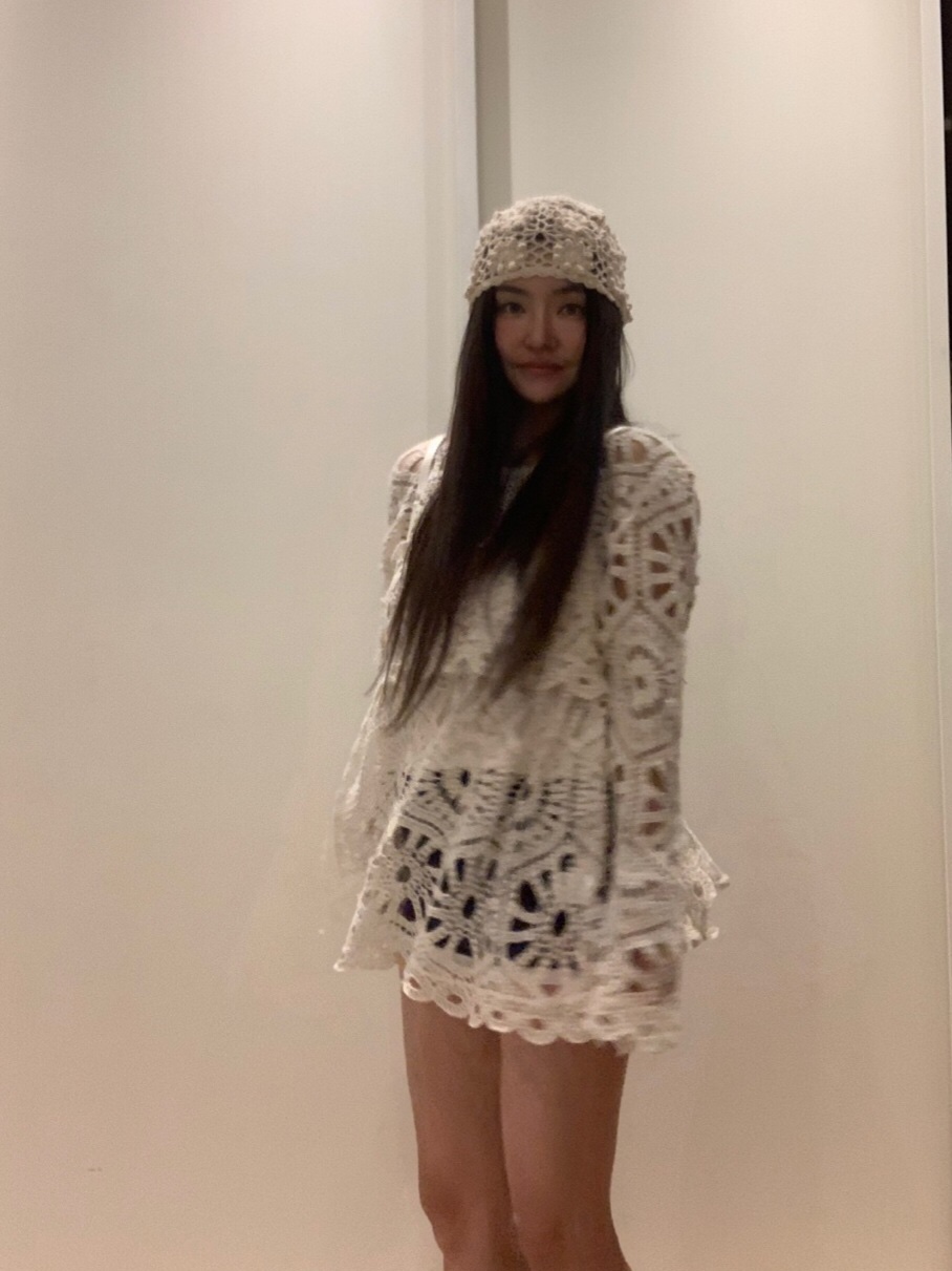 LIKEVAM（不代購）韓國直郵㊣女士新品職業套裝鉤針編織套裝LIKEVAM套裝