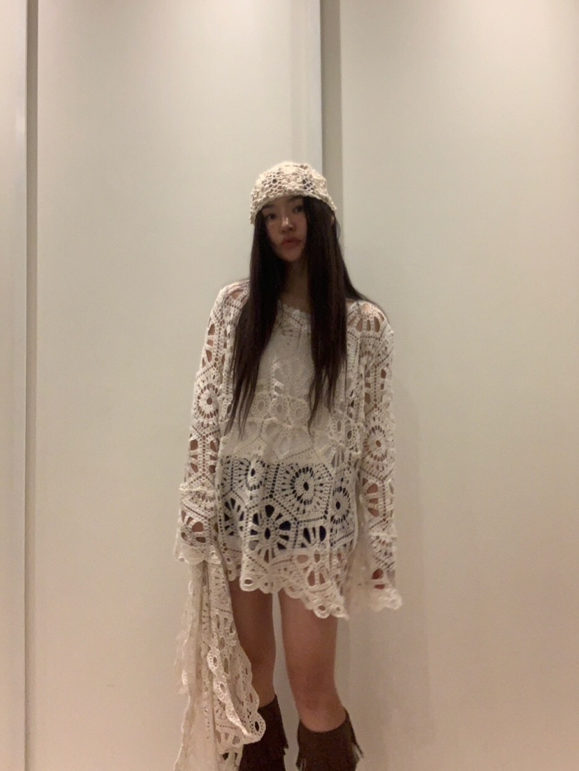 LIKEVAM（不代購）韓國直郵㊣女士新品職業套裝鉤針編織套裝LIKEVAM套裝