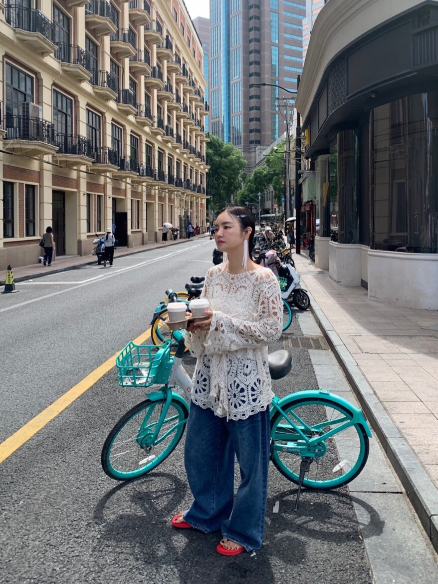 LIKEVAM（不代購）韓國直郵㊣女士新品職業套裝鉤針編織套裝LIKEVAM套裝